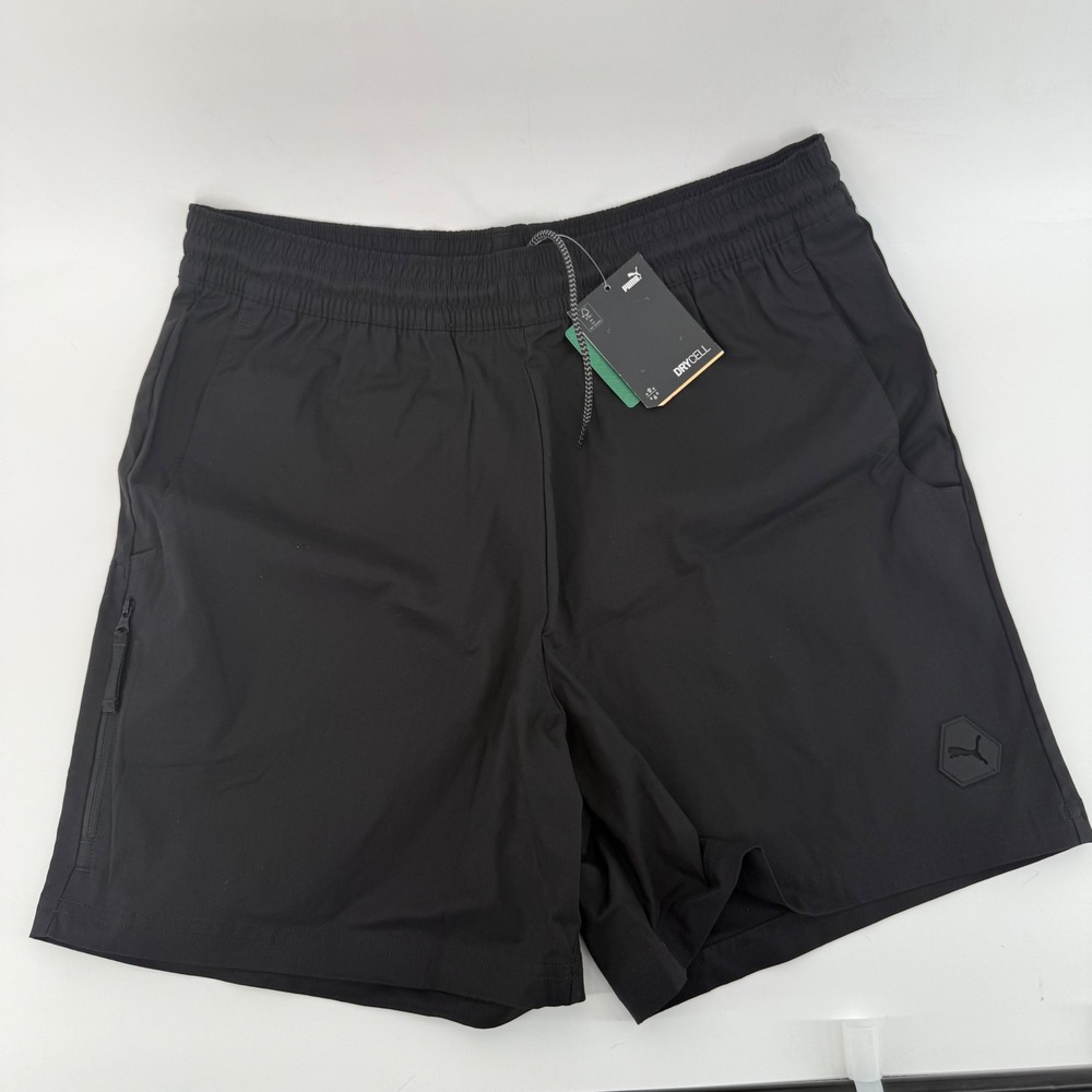 Puma Mens DryCELL Basketball Shorts‎ Black XXL Elastic Waist Pockets Athletic